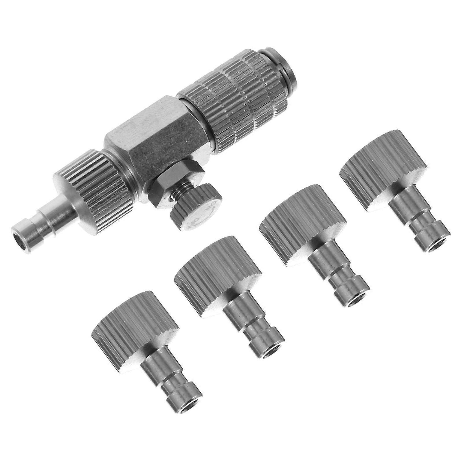 Airbrush Quick Disconnect Fitting Adapter for Air Compressor Hose Durable Connector with Thread