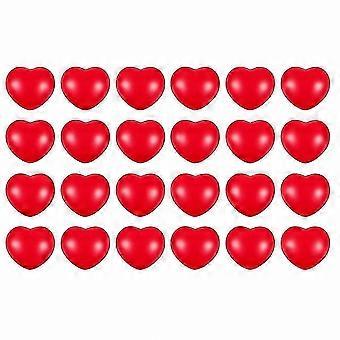 24 Pcs 2.75Inch Stress Balls 'S Day Heart Shapeds Foam Stress Relief Ball for School Carnival Reward