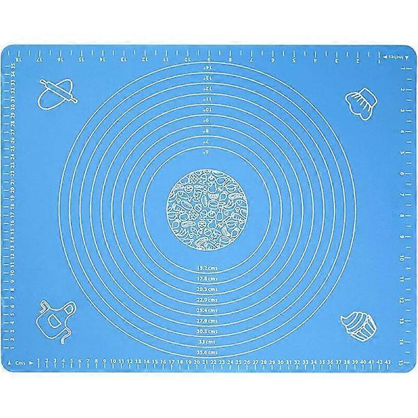 Kitchen and Baking Accessories Reusable Non-Stick Silicone Baking Mat Fondant Paste Mat, BPA Free, with Measurements, 50 x