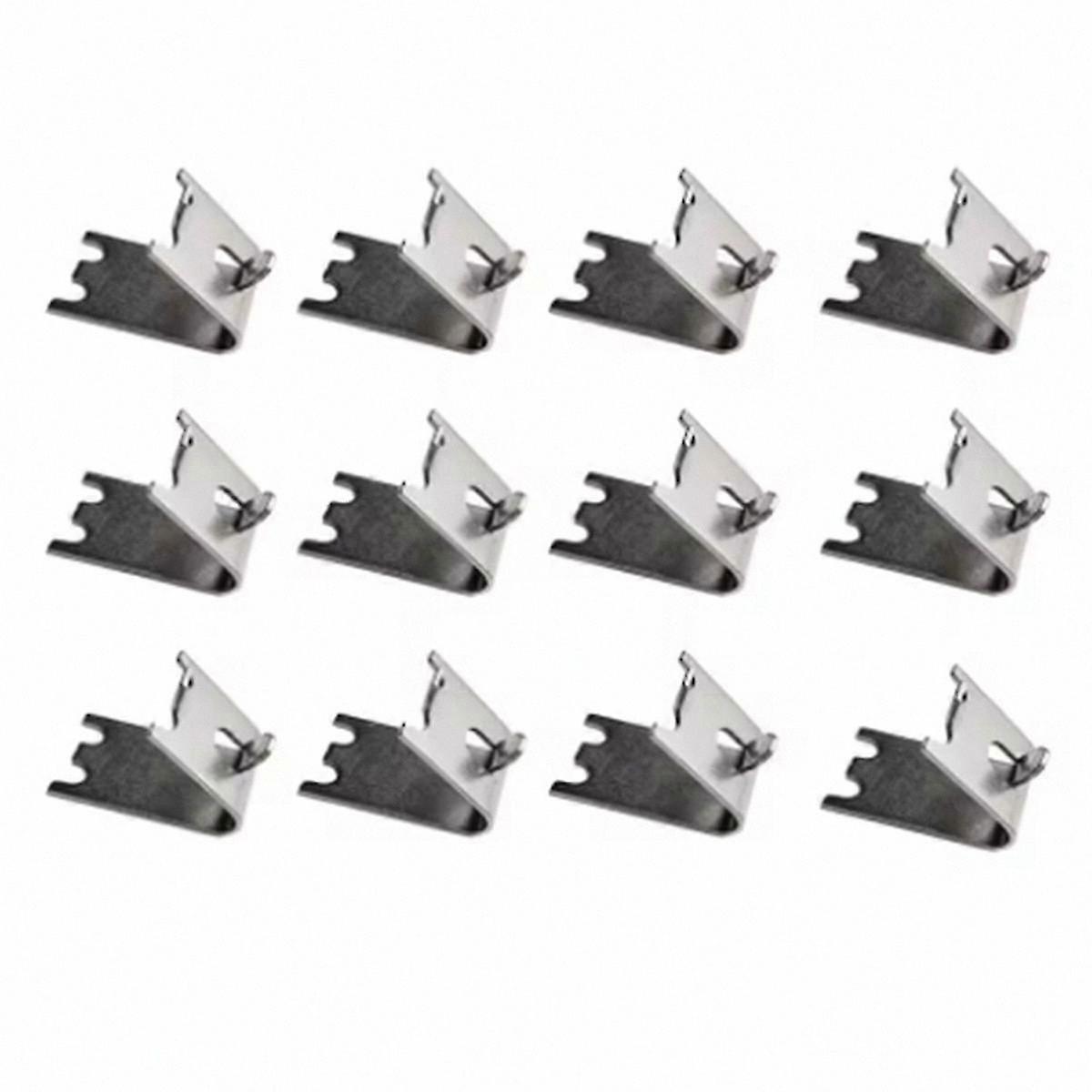 12-Pack Freezer Shelf Clips for Commercial Use
