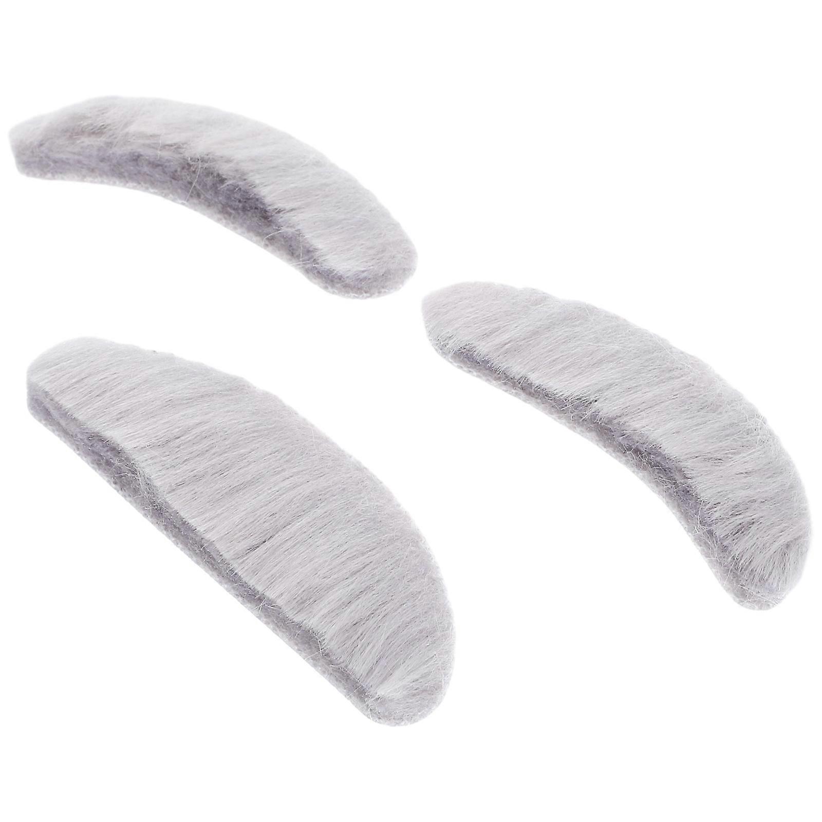 Durable Cloth Grey Party Beard for Kids Use Suitable for Halloween Costume Parties and More