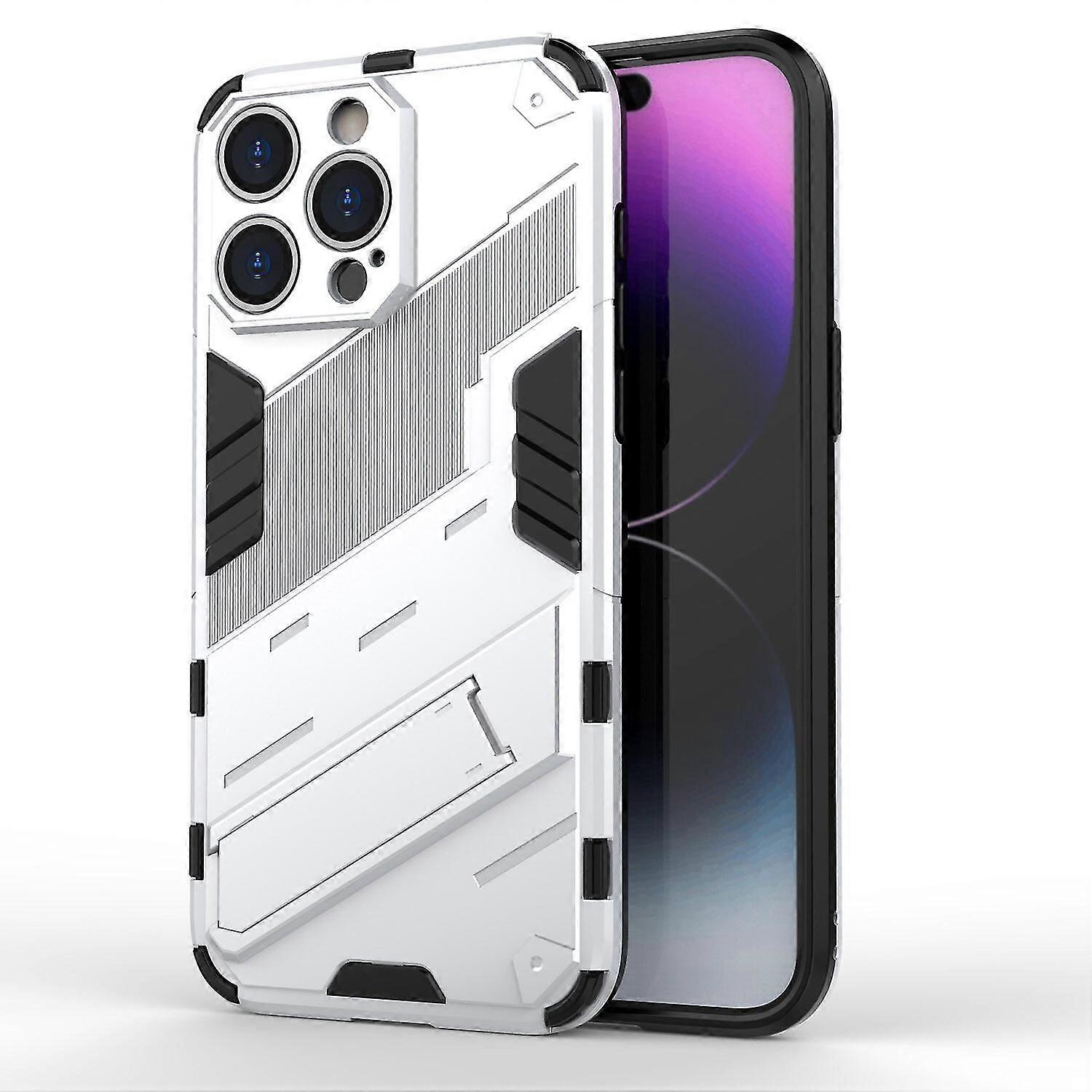 Slim Case For iPhone 14 Pro Max Shockproof Dual-Layer Stand Cover