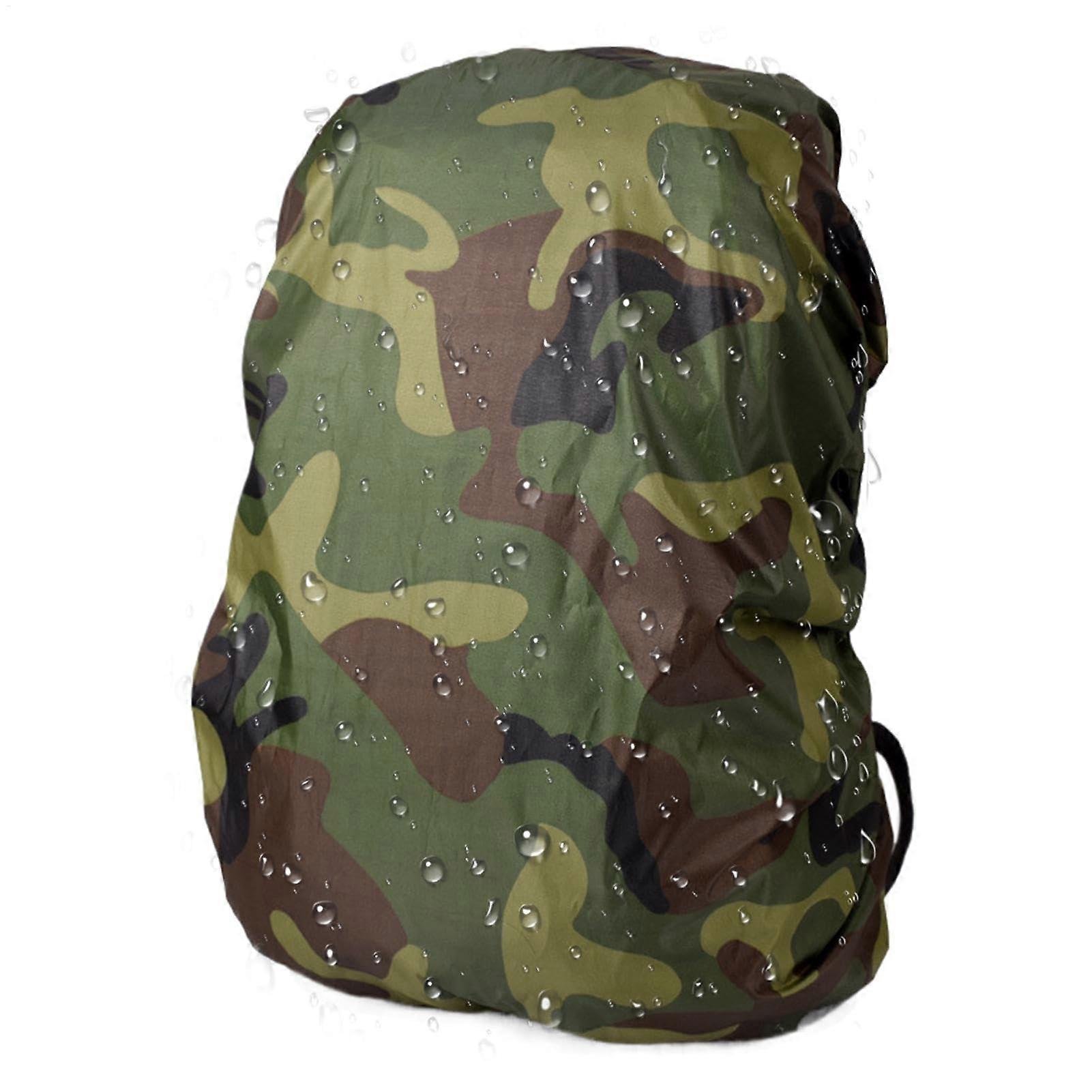 Waterproof Backpack Lid Reflective Rain Cover Universal Pocket Lid Multi Layer Construction Non Slip Cross Buckle Straps