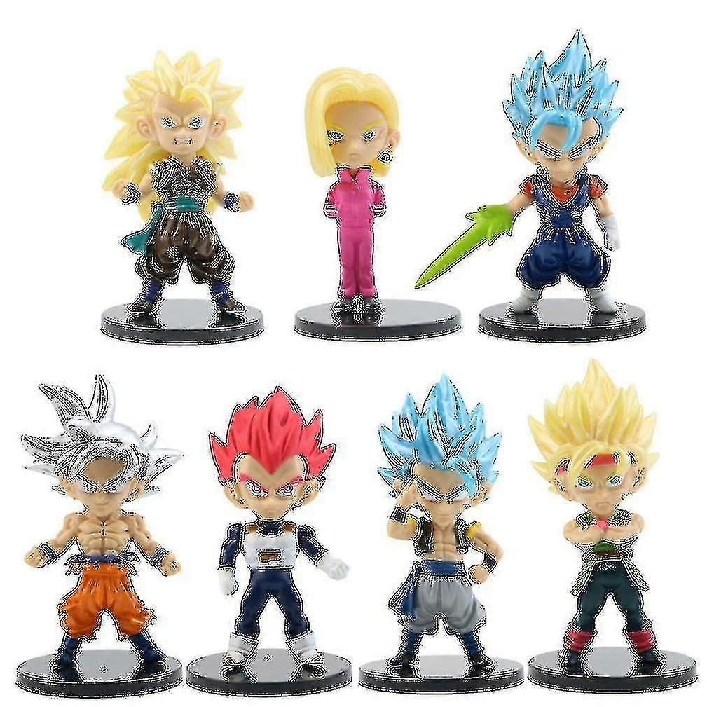 ドラゴンボールフィギュアトイアニメドールモデル7個