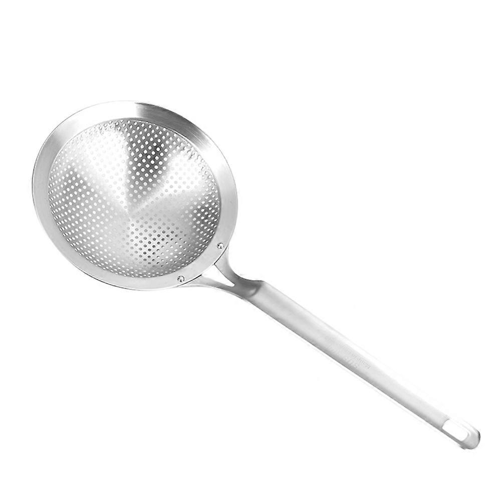 Stainless Steel Kitchen Colander for Baking and Straining Powdered Ingredients Silver 14cm