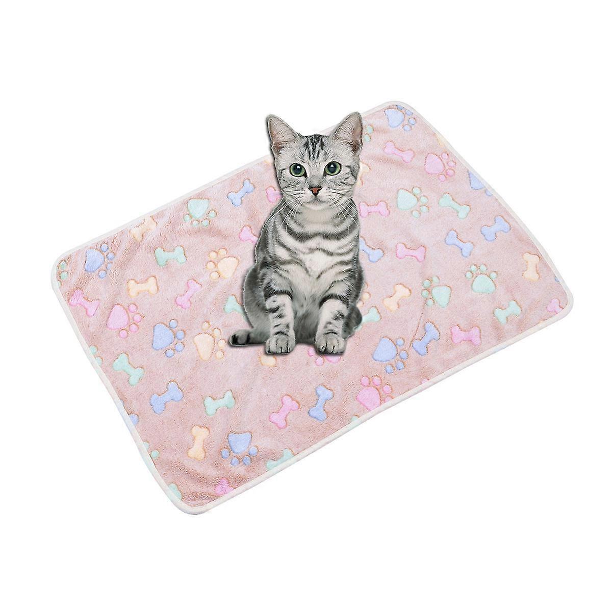 Comfortable Pet Sleeping Mat For Travel Use 104x76cm Brown Design 1Pc