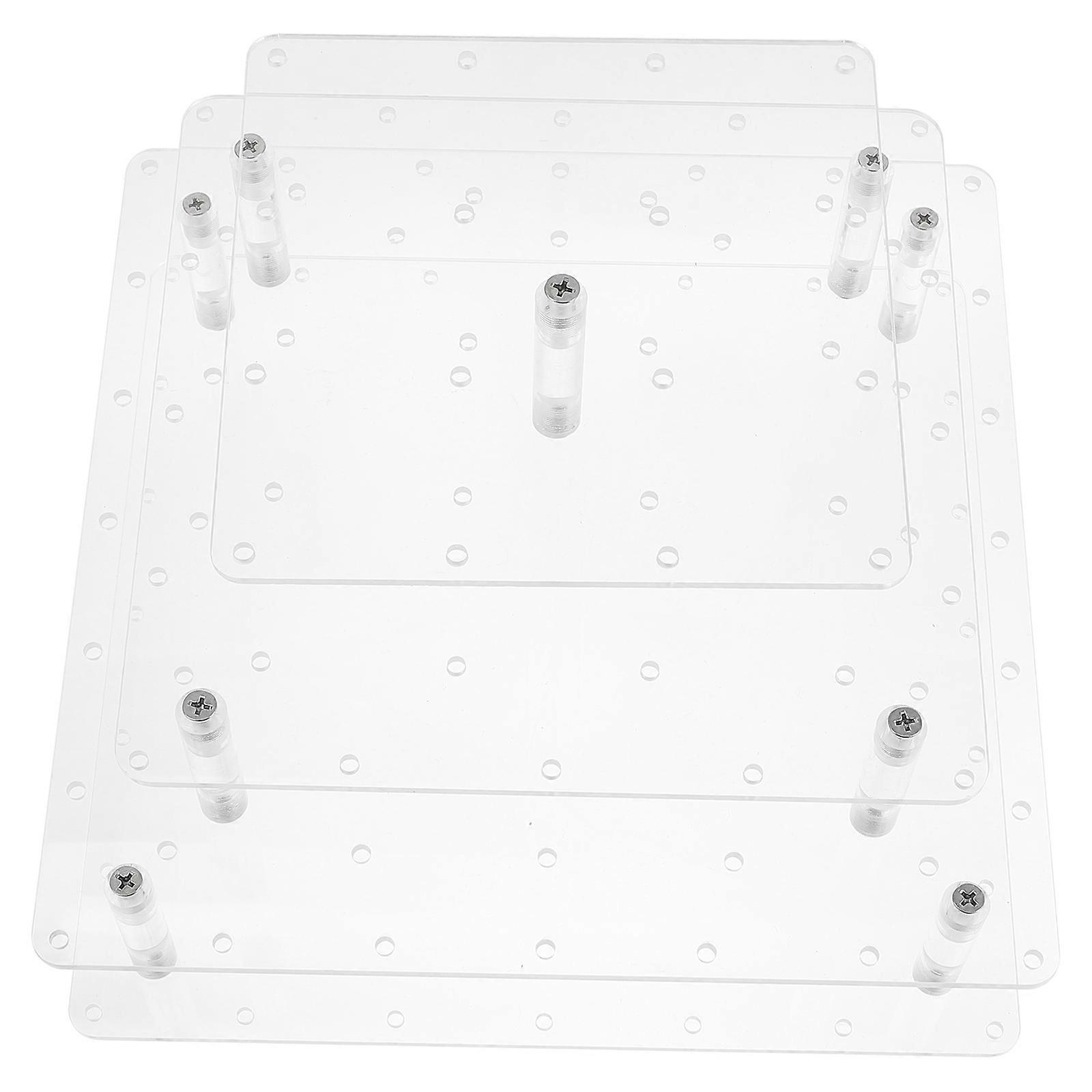 Transparent Acrylic Lollipop Display Rack for Candies with 4 Tier Design Easy to Assemble and Store Away