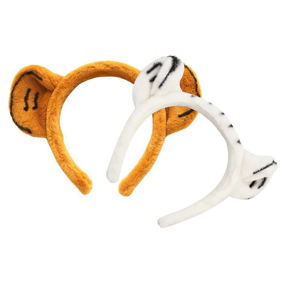 Ζώο Headbands για τις γυναίκες Κοστούμι Κόμμα Hairnead 2Pcs Τίγρης αυτιά σχήμα κομψό στυλ