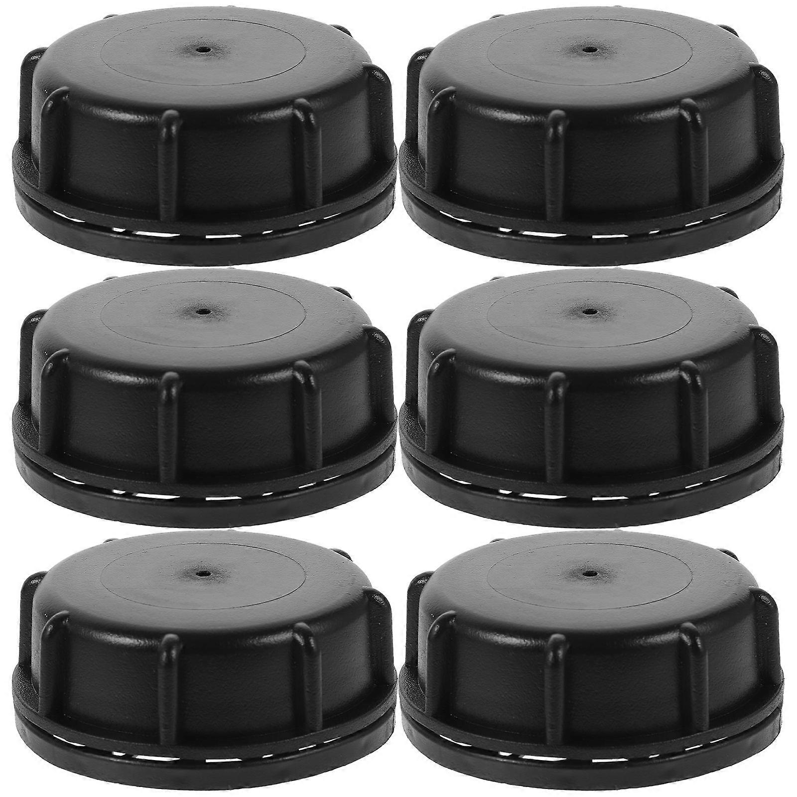 6pcs Can Caps Coarse Thread Replacement Lids for Gasoline Cans