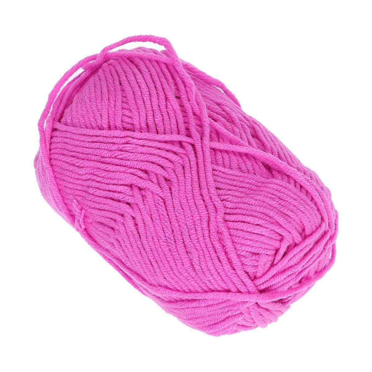 Violet Milk Cotton Knitting Yarn For Creative DIY Projects 1Set