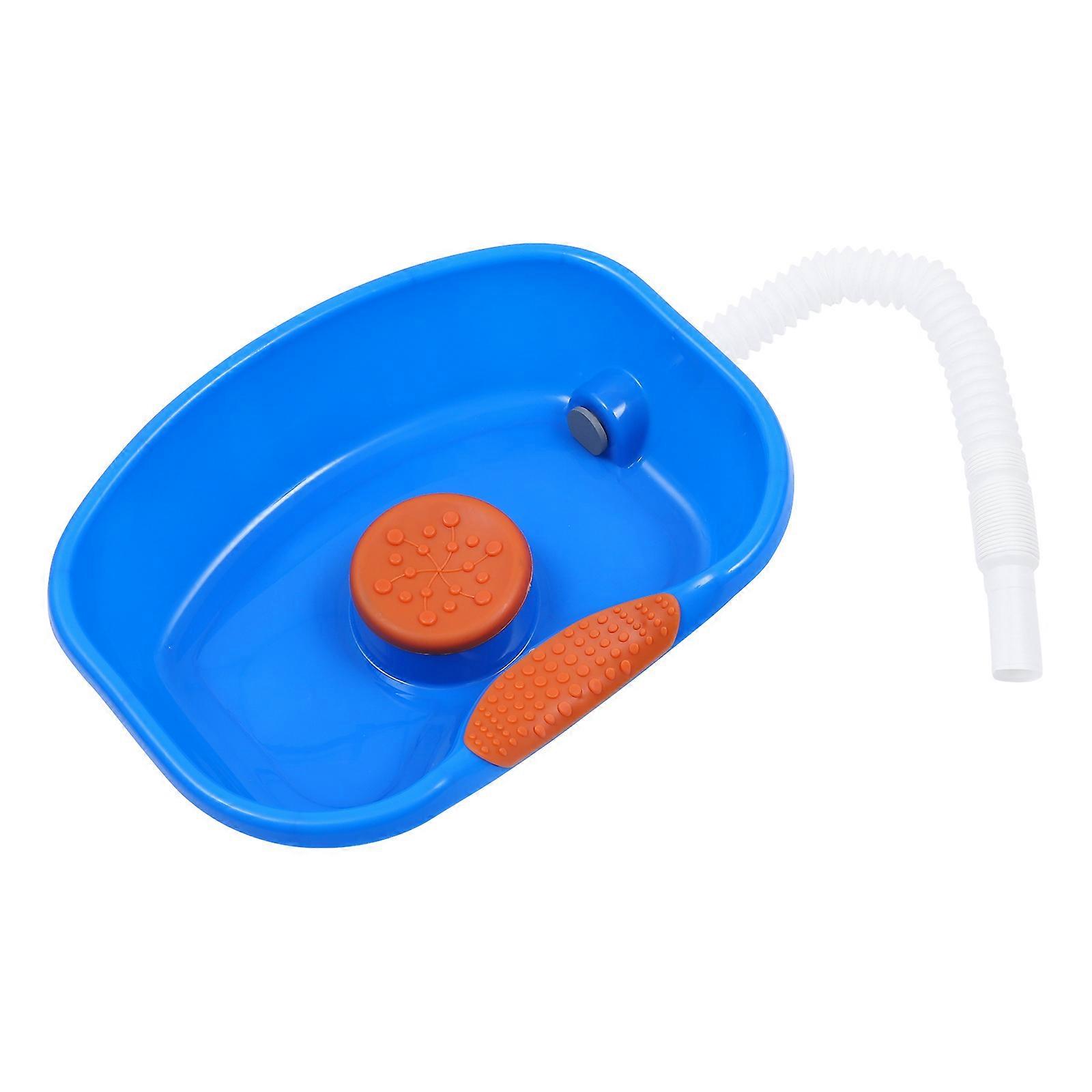 Drainable Shampoo Bowl For Children Home Use With Basin Shape And Retractable Drain Pipe In 1Pack