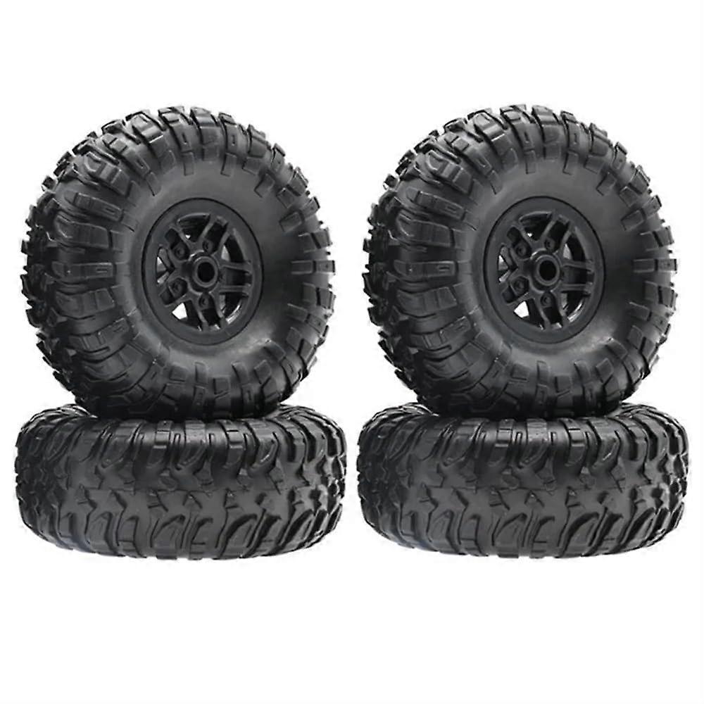4 pieces 1/12 RC car tires wheels compatible with MN D91 D96 D99 MN90 MN99S and similar models replacement parts accessories.