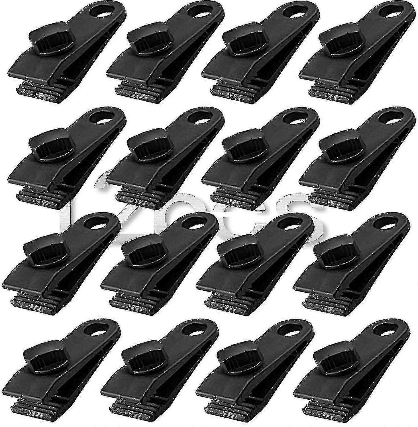 12 Pieces Tarpaulin Clips Multifunctional Tarpaulin Clips Awning Clamp For Outdoor Tent Camping Awning
