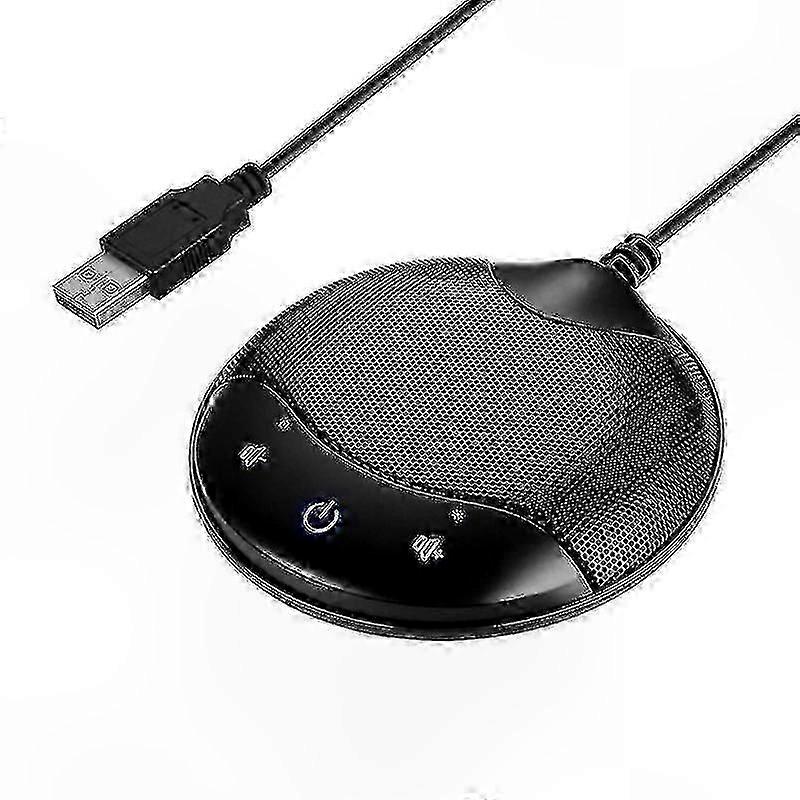 Omnidirectional USB Condenser Microphone for Conference, Live Streaming, and Voice Chat