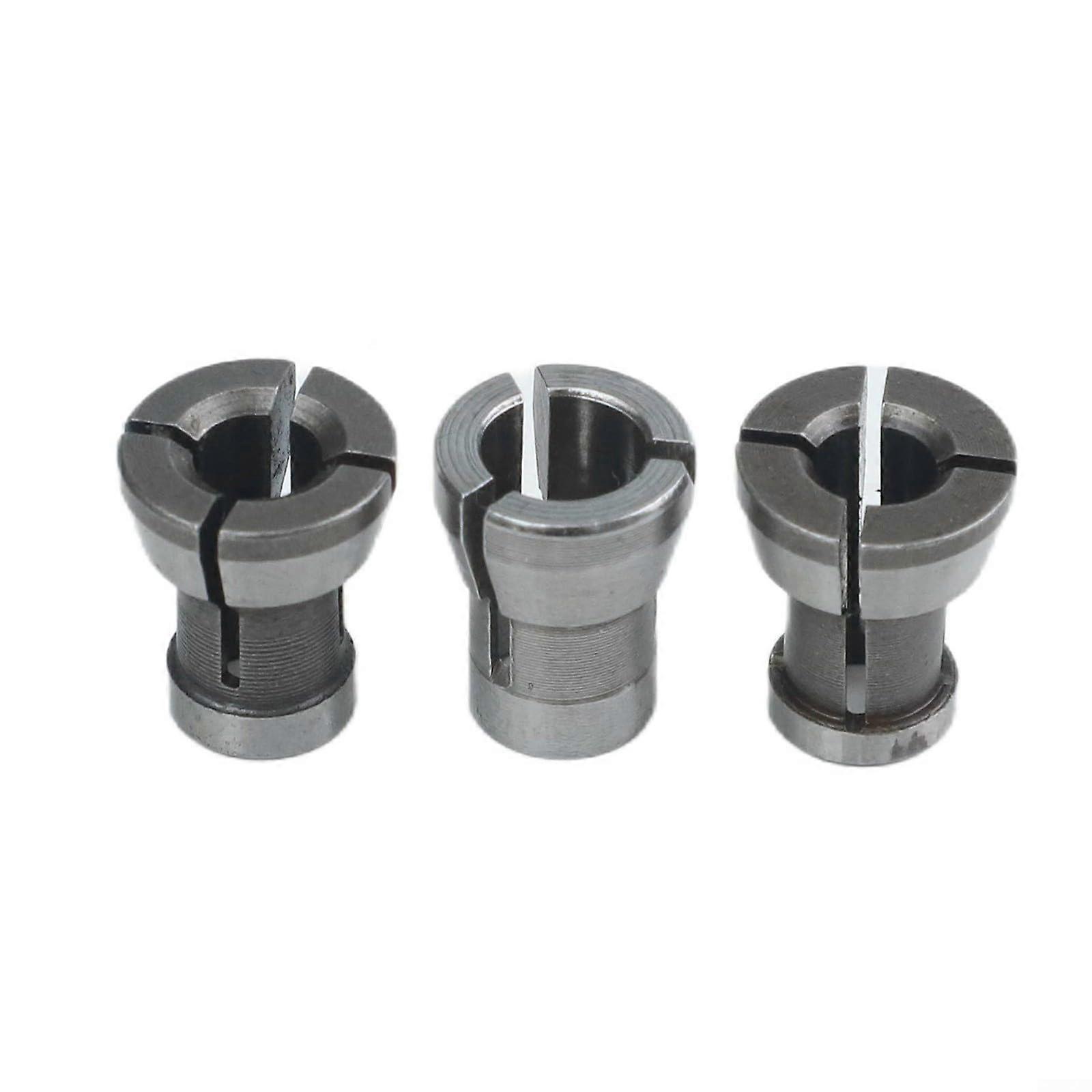 M17 Chuck Adapter with Nut for Trim and Engraving Machines, Adjustable, 3 Pieces, Compatible with Various Models