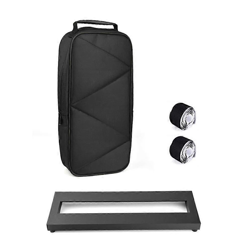 Small Size Pedalboard Medium Guitar Effect Board Aluminium Alloy Portable Large Space