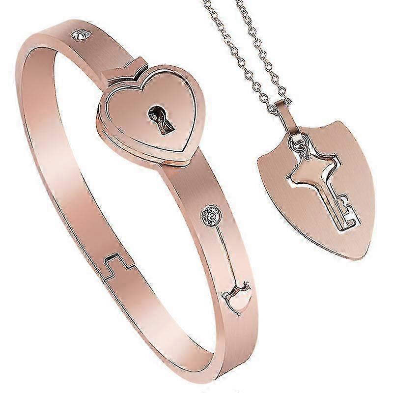 Love Locks watchstrap Titanium With Key Necklace