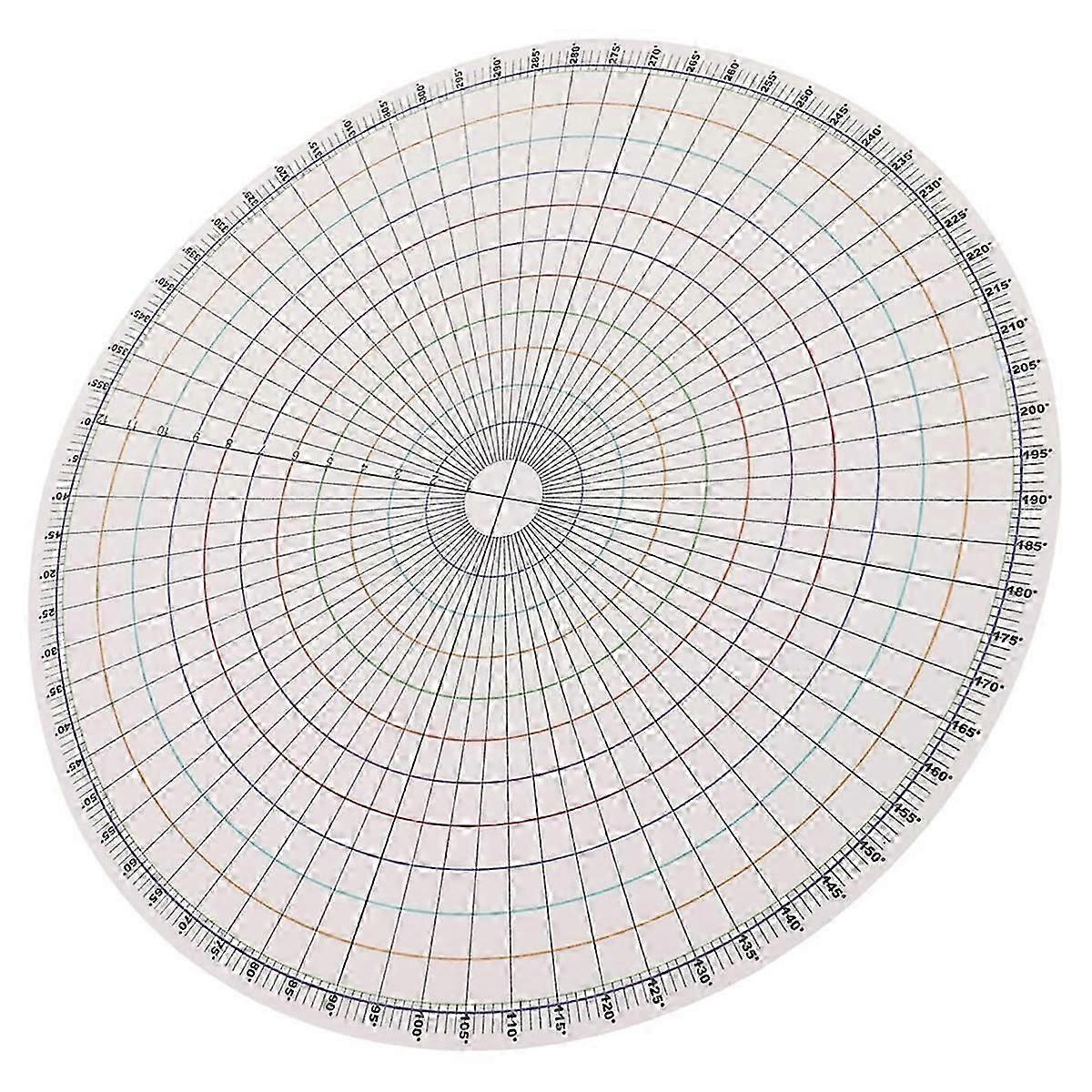 Pottery Clay Divider Tool Equal Circle Protractor Rotary Disc Ceramic Pottery Trimmer Tool Circle Scale Ruler