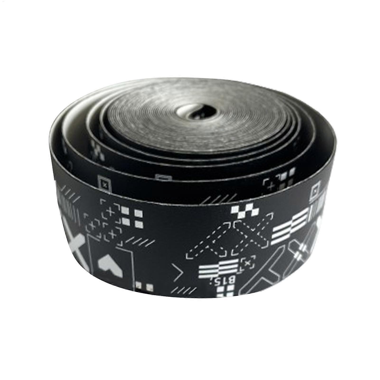 Tennis Racket Tape,5m Soft TPU Racket Head Protector Antiscratch Racquet Shield, Tennis Racket Head Protector, Prevents Bumps and Scratches
