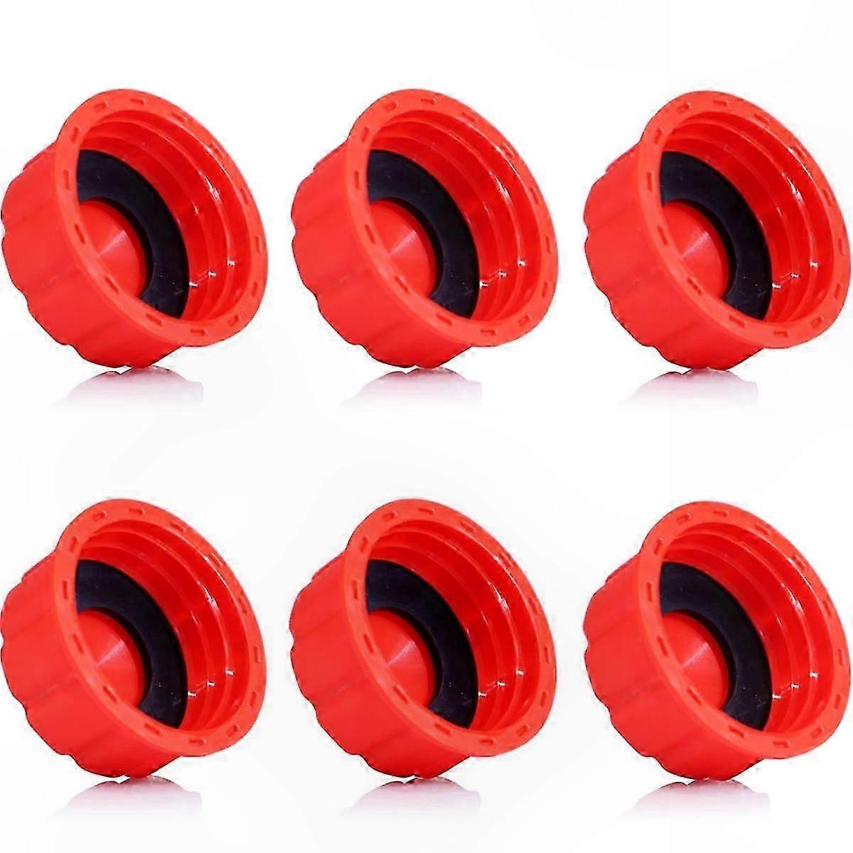 5 Gallon Fuel Can Replacement Cap, Universal Gas Can Lid for Portable Containers (Pack of 6)