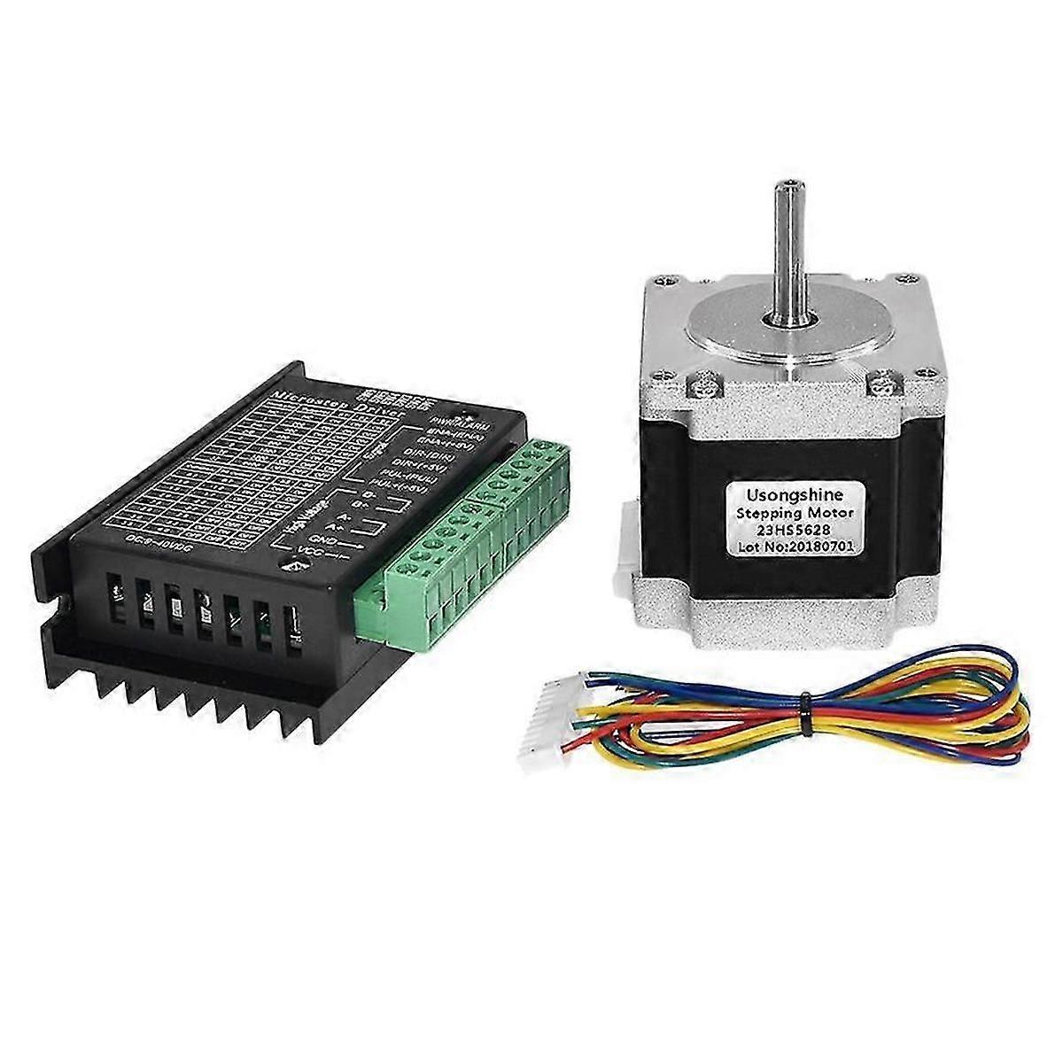 Nema 23 23HS5628 Stepper Motor 57 Motor 2.8A with TB6600 Stepper Motor Driver NEMA17 23 compatible with CNC and