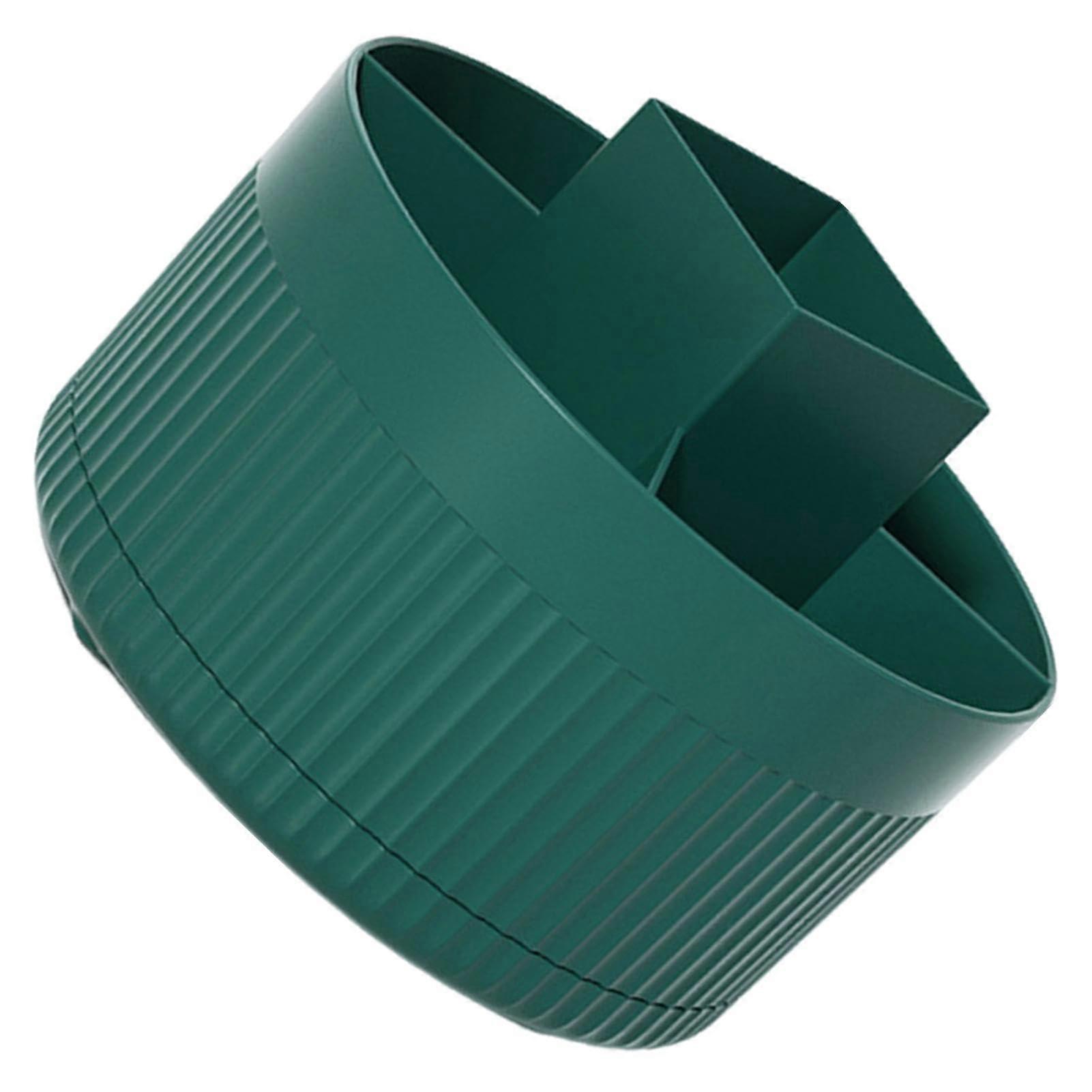 Rotating Makeup Brush Holder, 360 Degree Storage Cosmetic Display Cases, Large Capacity Lipstick Box Holder for Home Dressing Table Green Ref: 5669