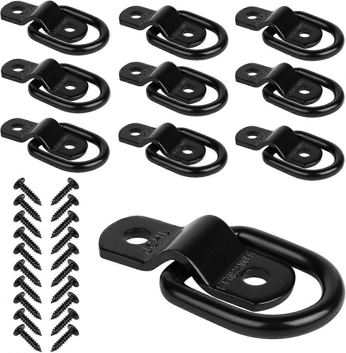 D Rings Tie Down Anchors Hooks for Trailer Truck Bed Bracket Enclosed Points