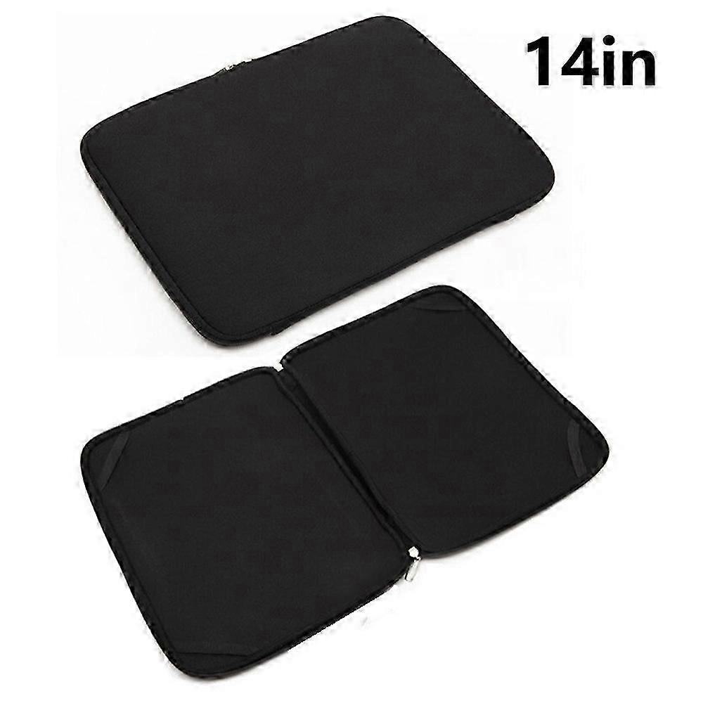 A03 14 inch Laptop Sleeve Bag Neoprene Notebook Carrying Bag Tablet Briefcase-Black