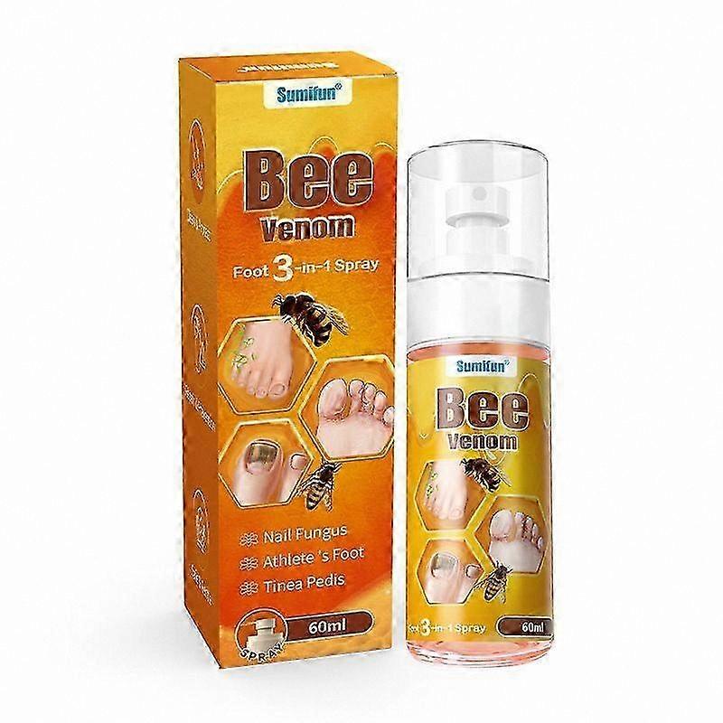 Natural Nail Repair Serum, Soothing Care Solution for Ingrown Toenails, Bee-Based Formula Spray for Healthy Nails