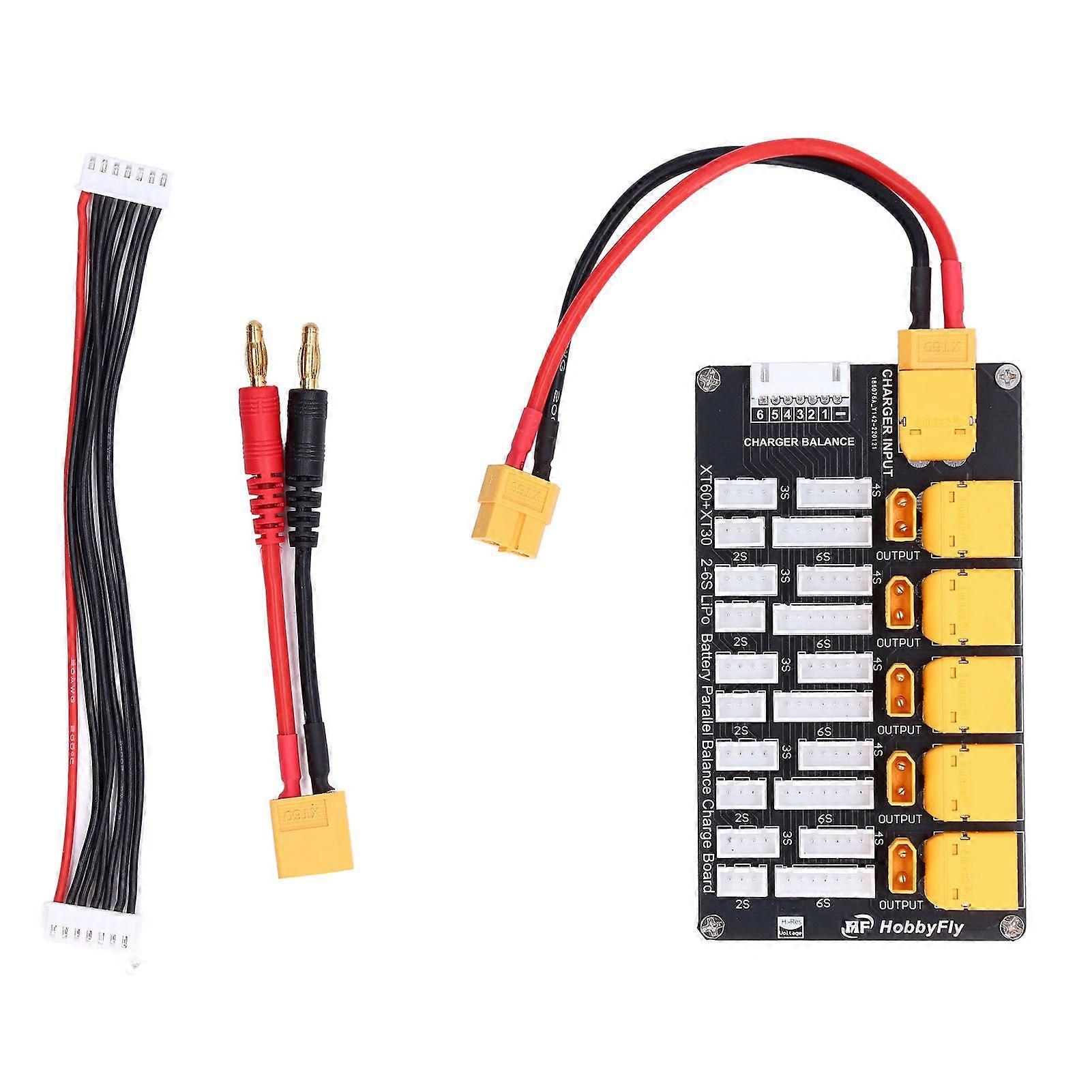 Lipo Battery Charging Board Parallel XT30 XT60 Plug 26S Lithium Batteries for IMAX B6 Charger