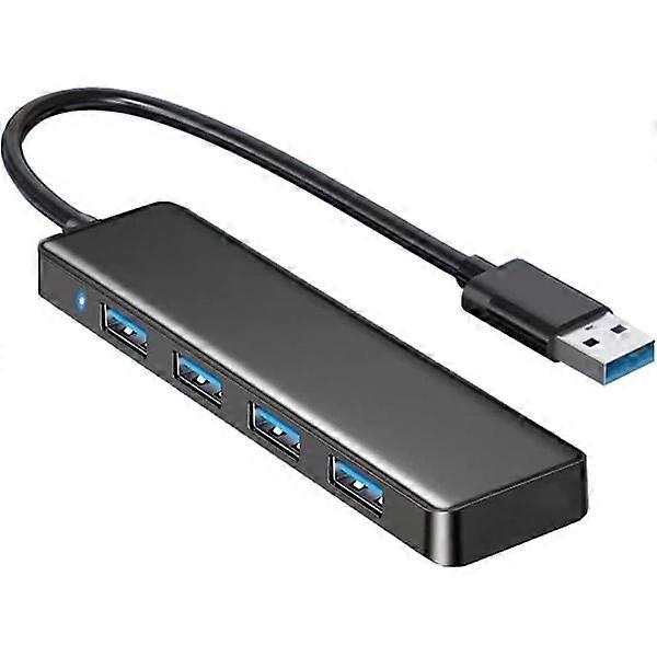 USB 3.0 Hub, 4-Port USB Hub USB Splitter USB Extender for Laptop, Xbox, Flash Drive, HDD