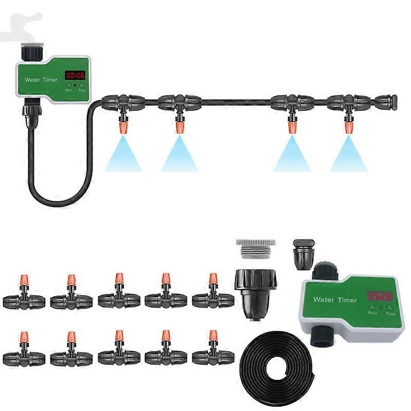 Automatic Watering Device 10m 10sets Hanging Spray Sprinklers