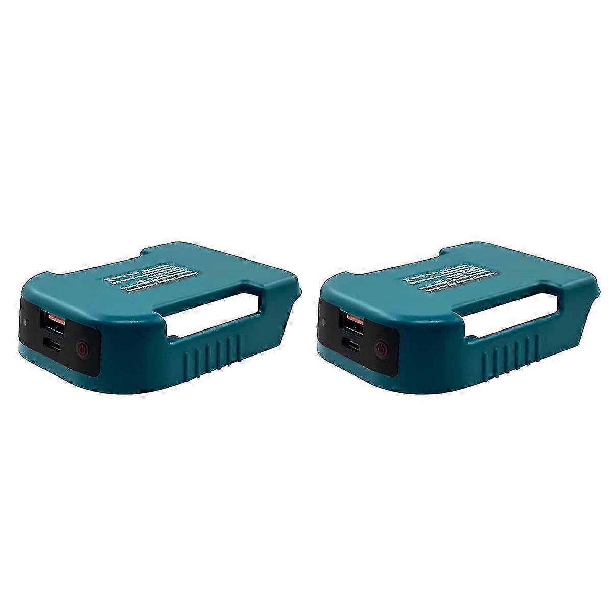 2 Pack Usb Charger Adapter For Makita 18v Battery