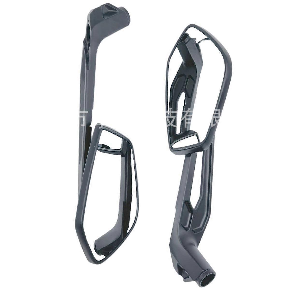 Motorcycle rearview mirror, square shape with wide field of view, suitable for BMW off-road big water bird ADV, commuting mirror