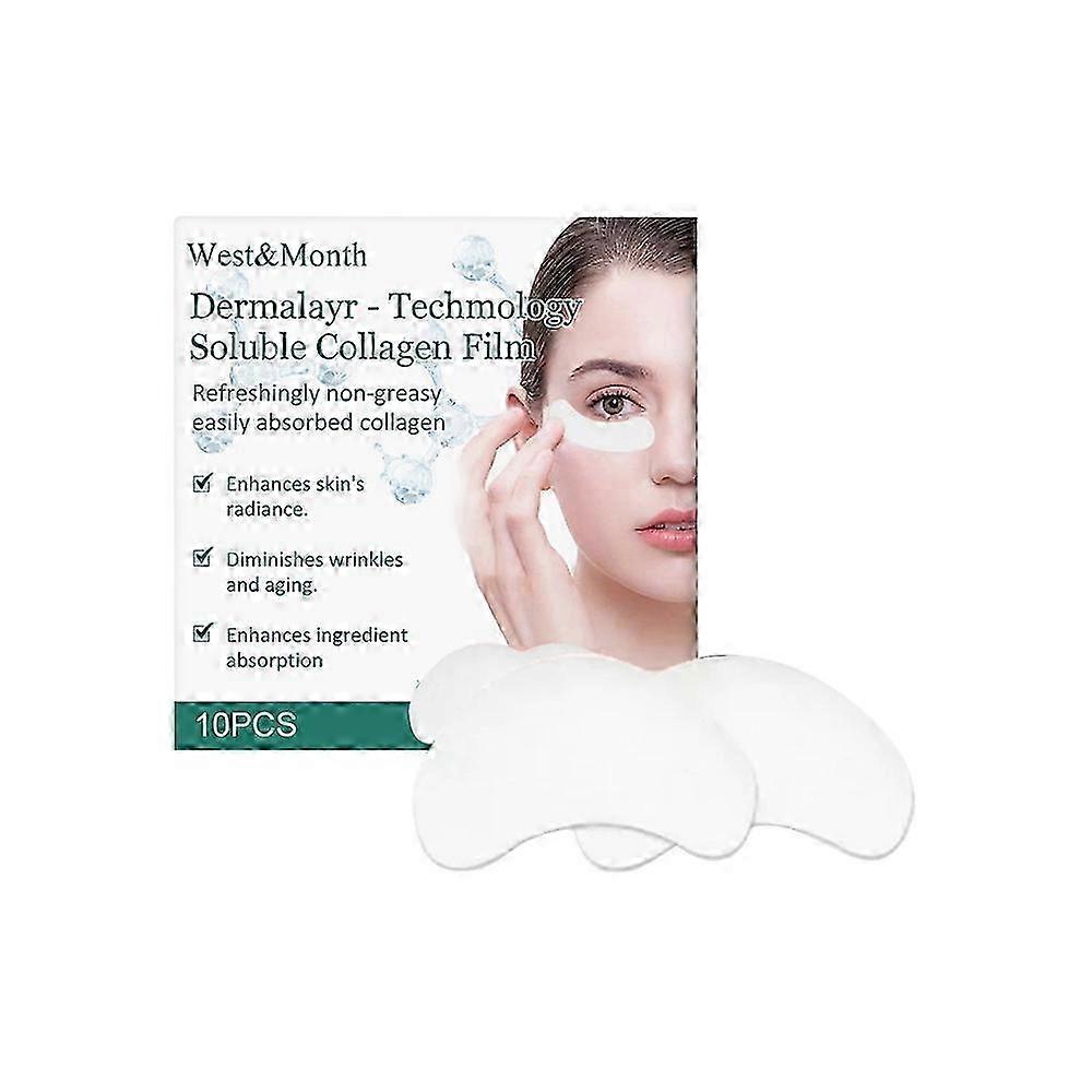 Highprime Collagen Film Collagen Soluble Patches Film Anti-Aging Eye Mask Wrinkles Remover Moisturizing Face Lifting