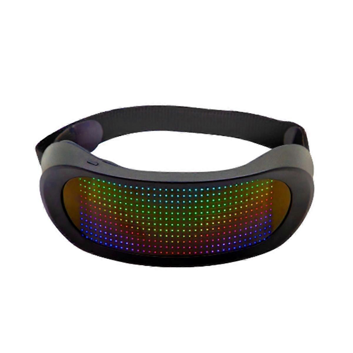 Glasses Luminous LED Mask Bluetooth LED Shining Glasses Electronic Visor Glasses for Party Bar Eas