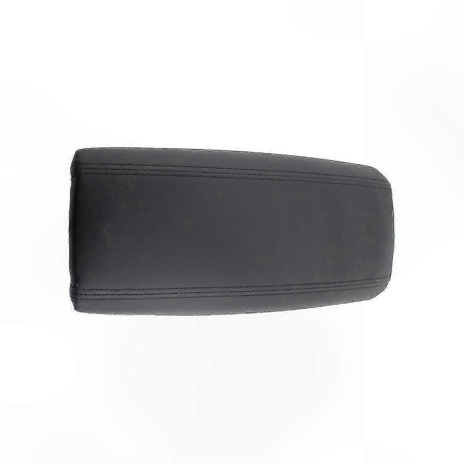 Durable Faux Leather Armrest Lid with Storage for Center Console