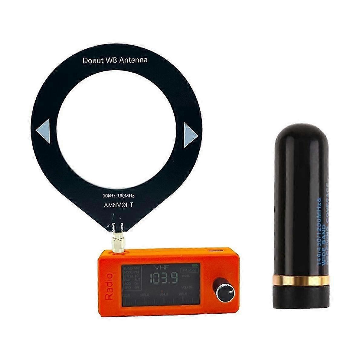 SI4732 Mini Radio Receiver 10KHz-180MHz+Rough Antenna Portable Shortwave Radio Receiver SW LW AM FM