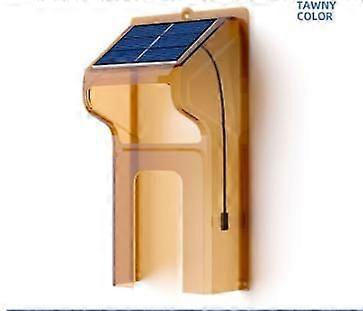 Doorbell Rain Cover: Solar Powered Waterproof Doorbell Hood Cover Access Control System Protector For Access Control Keypad Fingerprint Lock