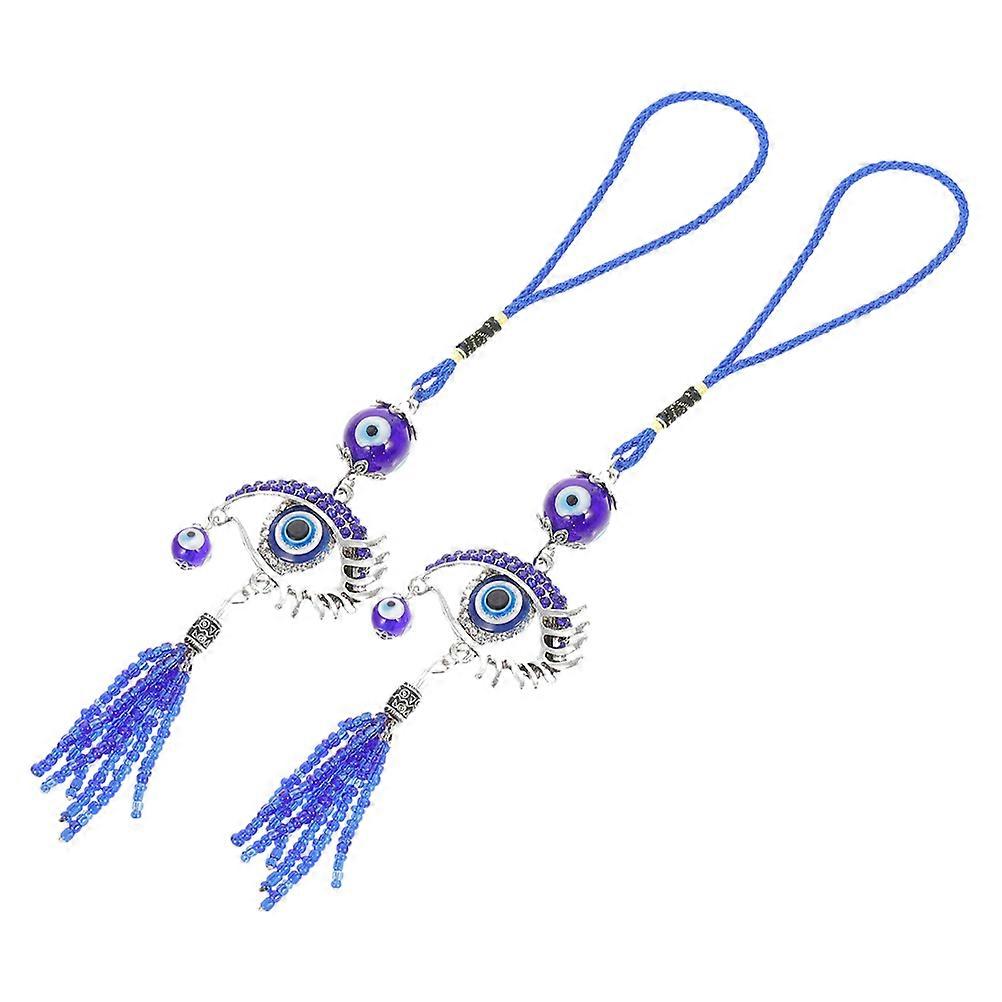 Evil Eye Hanging Decor Pendant for Car Mirror 8Pcs