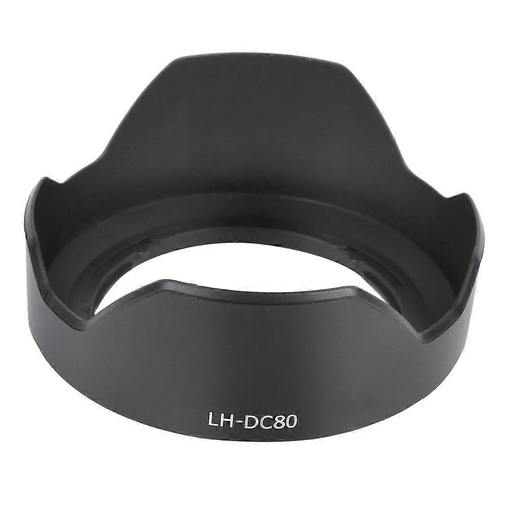 LHDC80 Plastic Black Camera Mount Lens Hood for Canon PowerShot G1X Mark II Camera Lens
