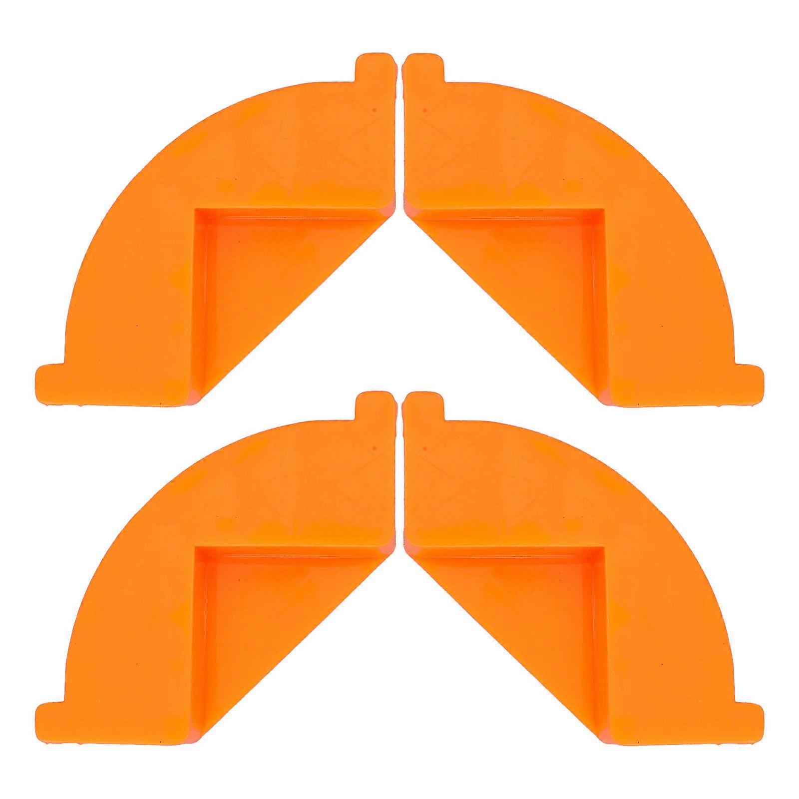 Carpenter Positioning Squares 4Pcs Orange for Picture Frame Clamping