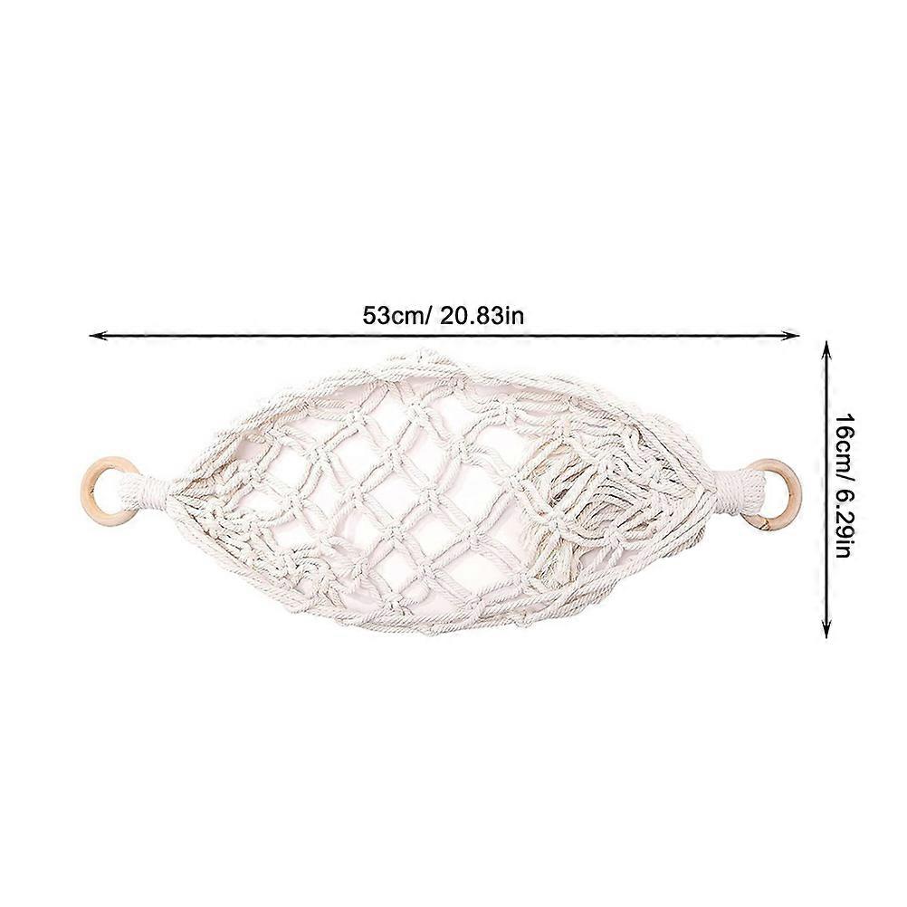 Hanging Fruit Hammock Fruit Hammock for Storage Use 2Pcs in Kitchen Beige