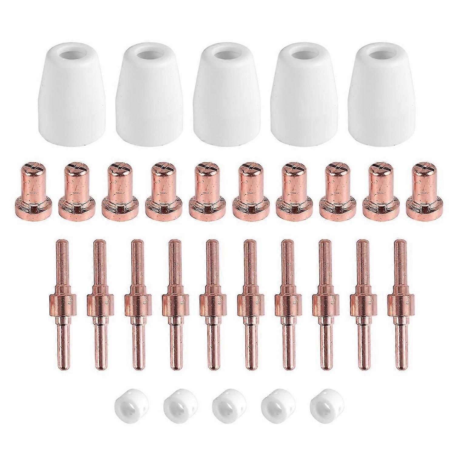 for PT-31 -40 Plasma Cutter Cutting Torch Consumables KIT Extended 30Pcs