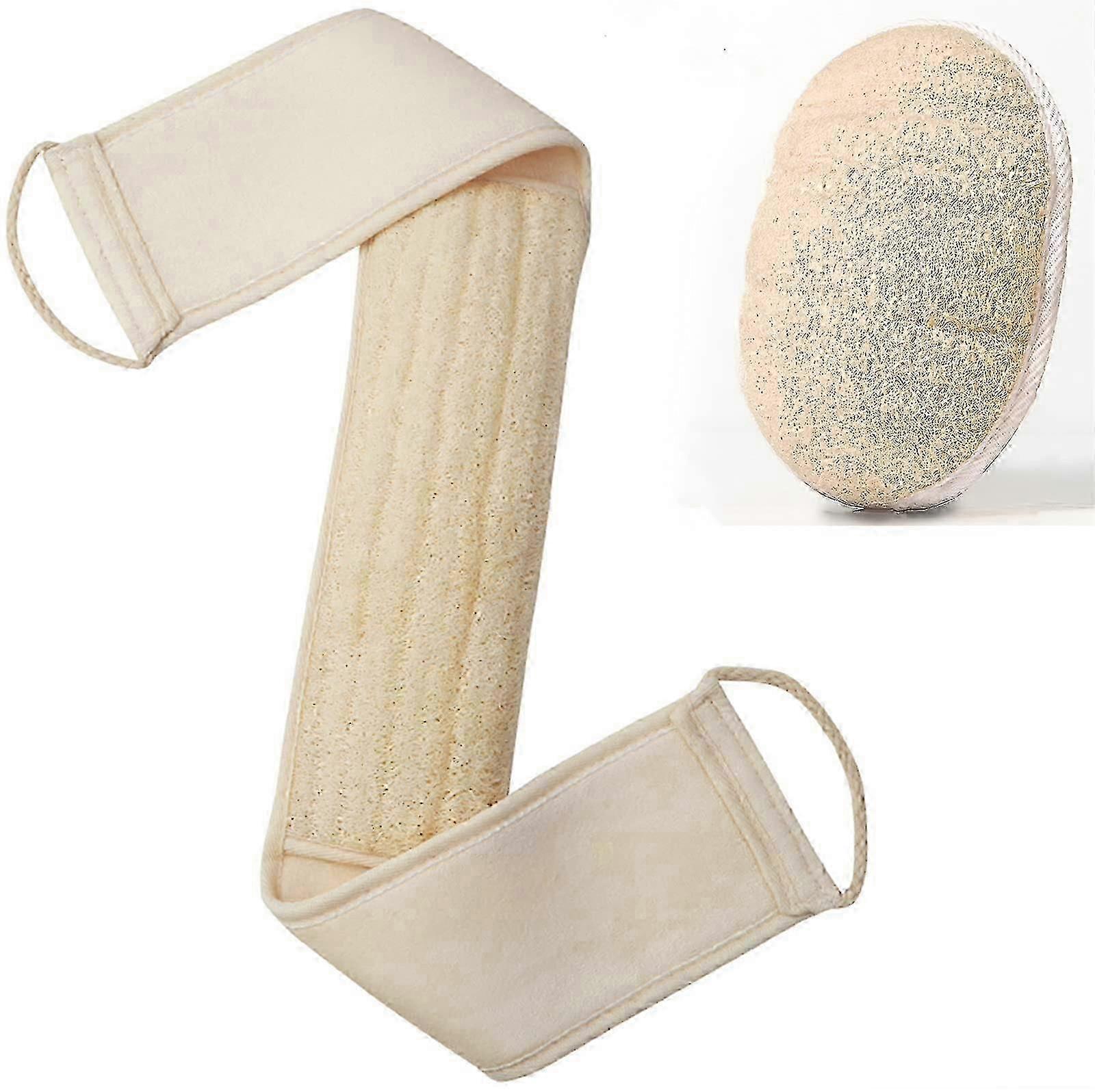 Cepillo exfoliante natural Loofah Back