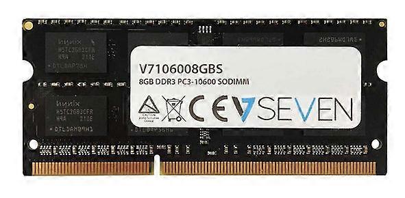 Moduł pamięci RAM V7 - 8 Gb - Ddr3 Sdram - 1333 Mhz DDR3-1333/PC3-10600 - Niebuforowany - Cl9 - 204-pin - Sodimm