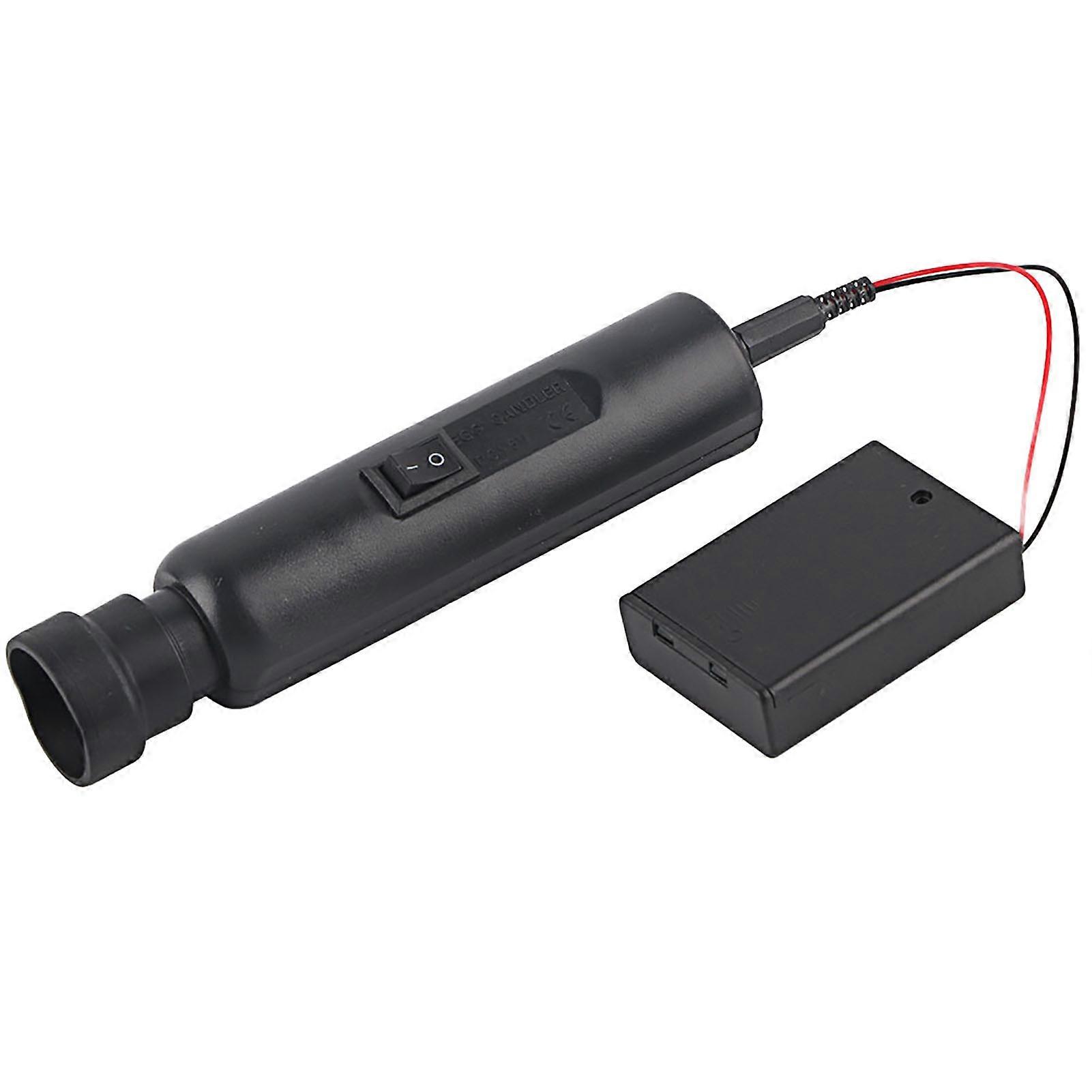 Mireur d'œufs à double alimentation avec lumière LED HighCool, alimenté par secteur ou par batterie (mireur d'œufs + boîtier de piles)
