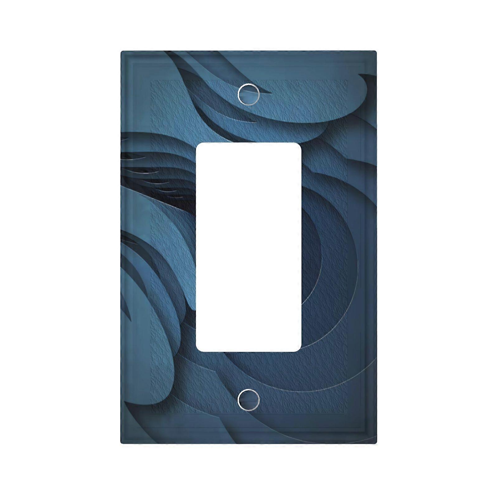 Titans Switching Lights Single Leather Roman Frame Switch Panel Wall Panel Single Double/Pull Light Switch