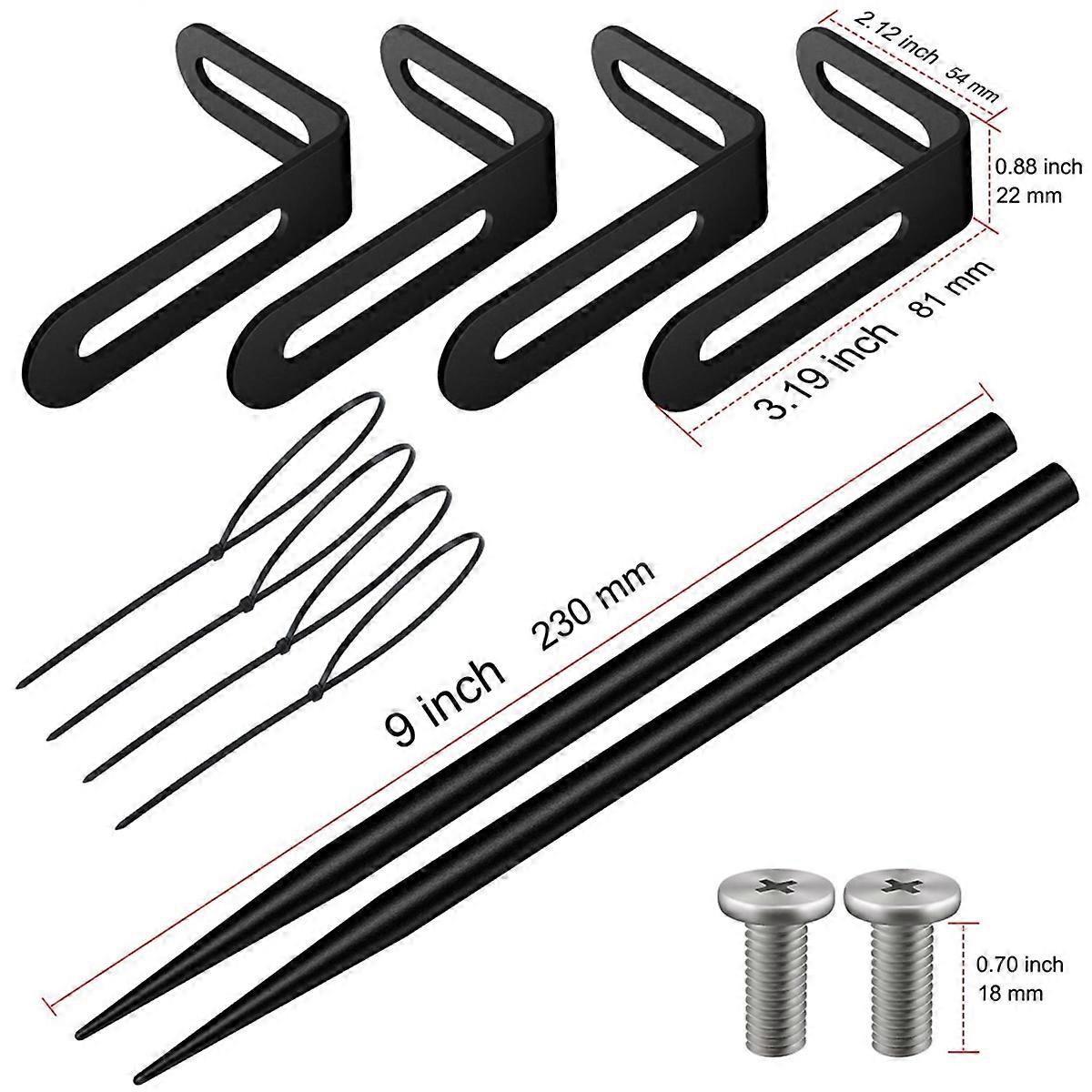 Downspout Bracket,Heavy Duty Size-Adjustable Storm-Proof Downpipe Bracket,Easy Install,for Lawn,Yar