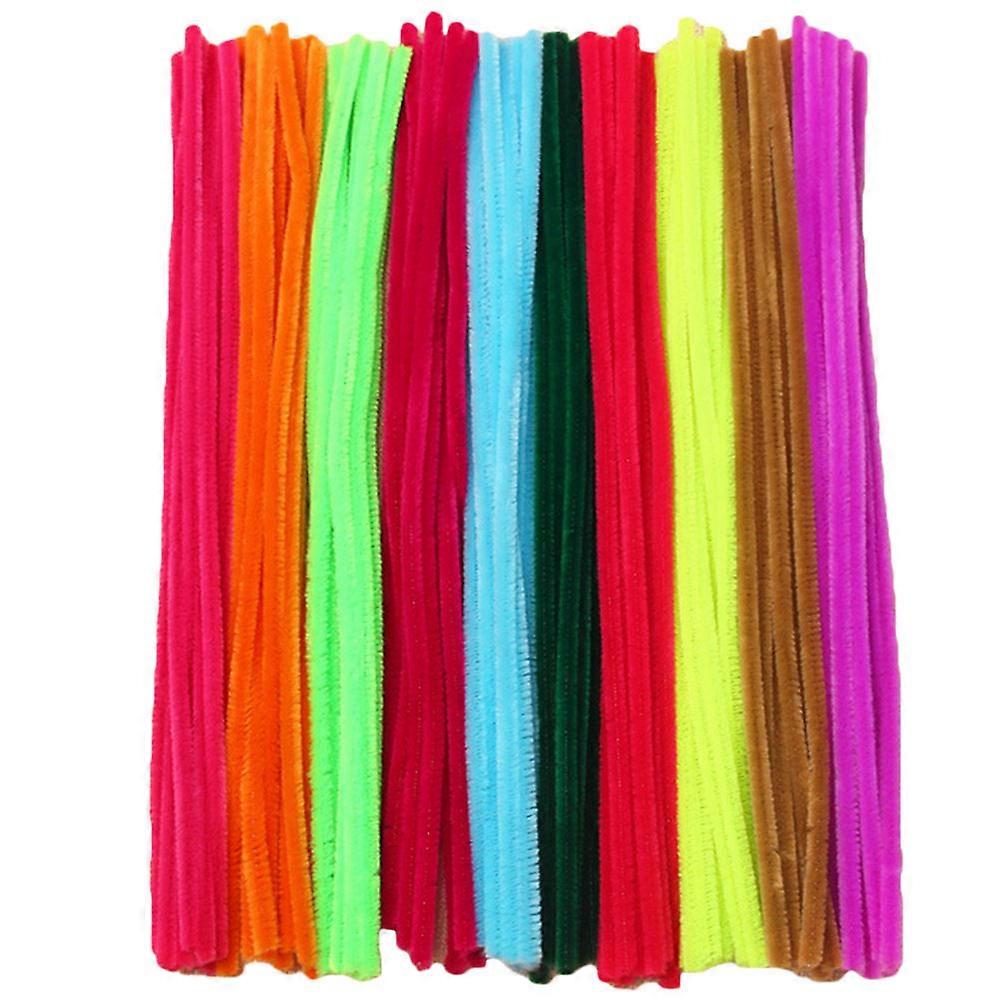 Craft Cleaner Chenille Stems DIY Bars for Handmade Projects 600Pcs